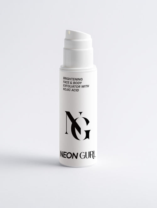 NEON GURL Brightening Face & Body Exfoliator with Kojic Acid